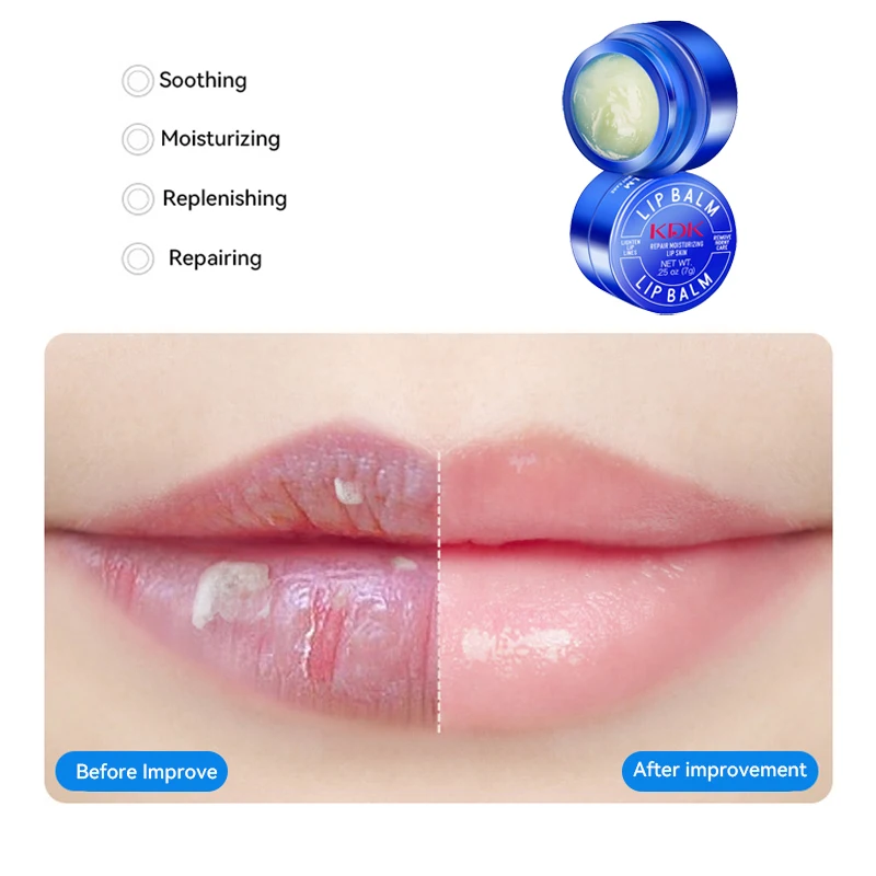 Lip Balm Remove Dark Lightening Melanin Moisturizing Anti-Cracked Dryness Care Products Lip Mask Makeup Beauty Health Original