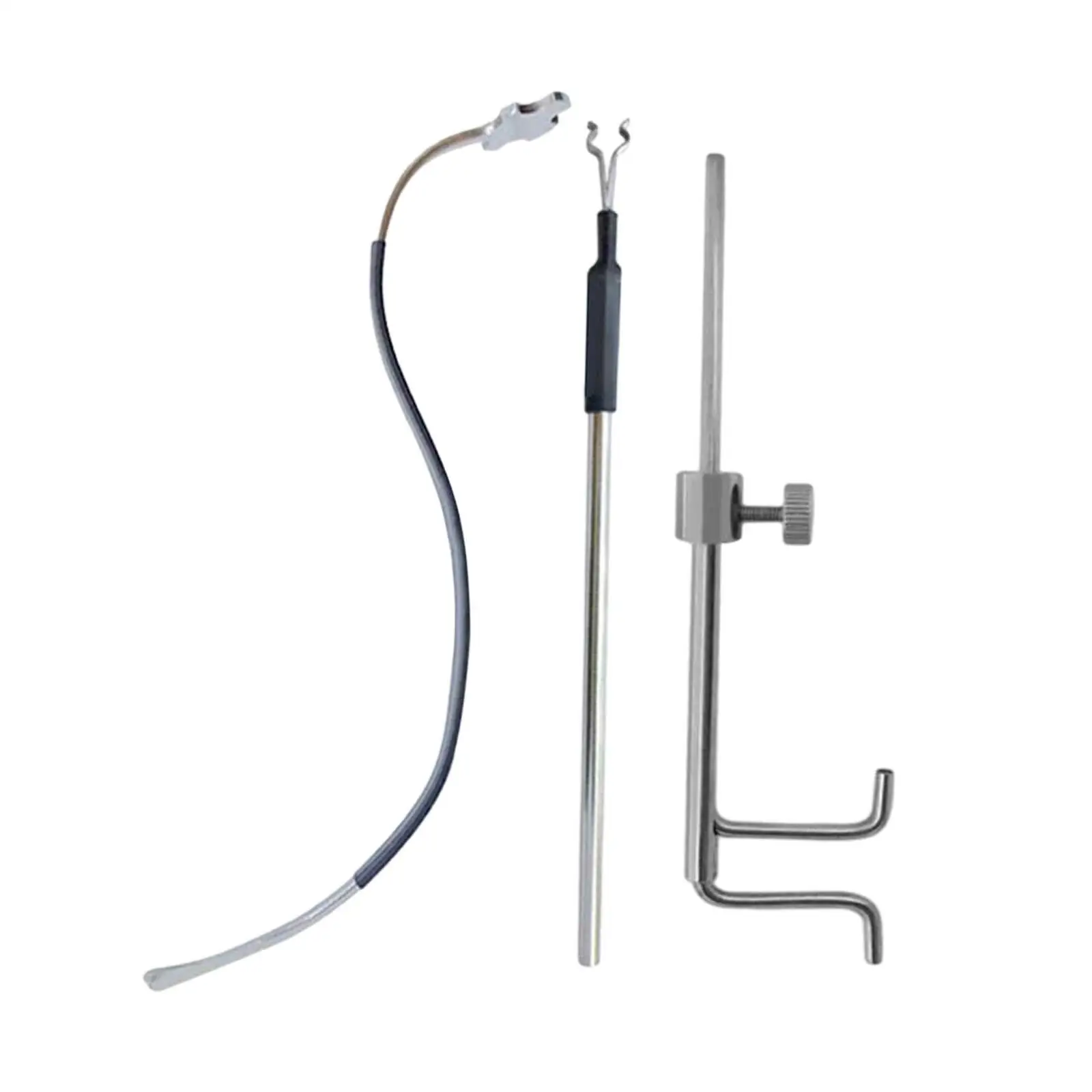 

Violin Sound Post Tool Stainless Steel 3Pcs Sound Column Clip S Style Setter