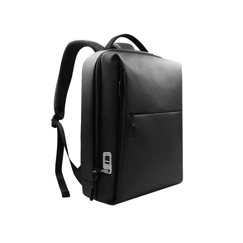 Sac à dos à verrouillage d\'empreintes digitales pour hommes, sac à dos pour ordinateur portable d\'affaires, antivol, grande capacité, sacs de