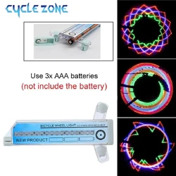 32LED Bicycle Wheel Spoke Light Colorful Mountain Road Bike Spoke Safety Warning Signal Lamp Without Battery Cycling Accessories