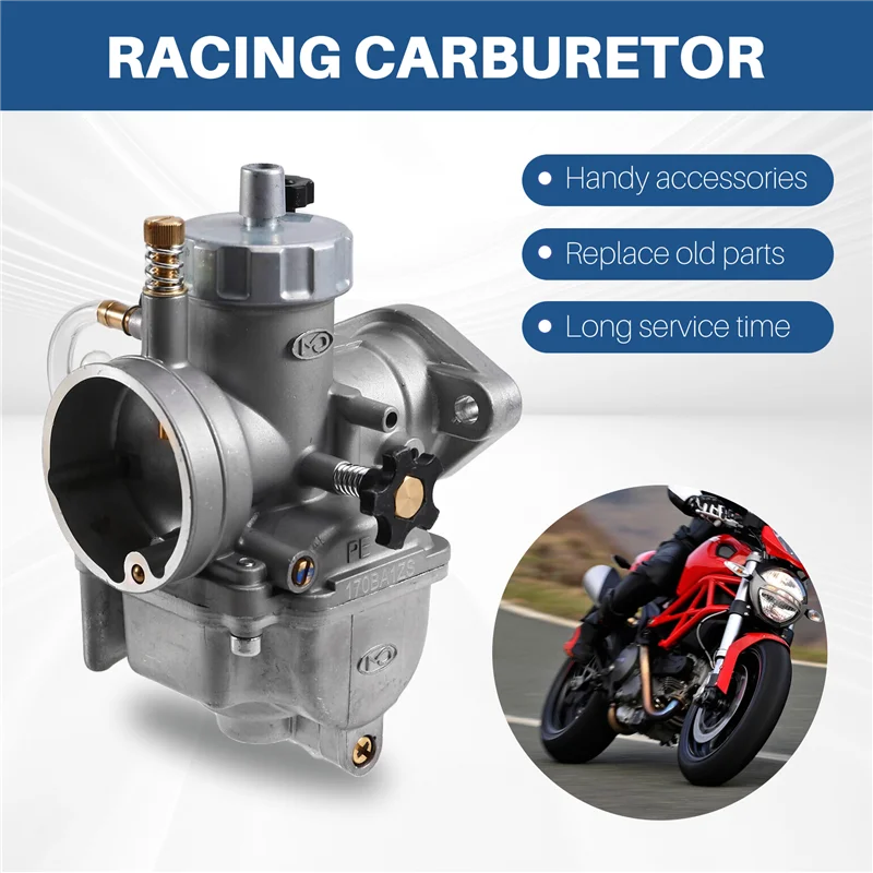 

MO Racing Universal PE17MM Flange Motorcycle Carbs For Racing – Fits Various Displacements