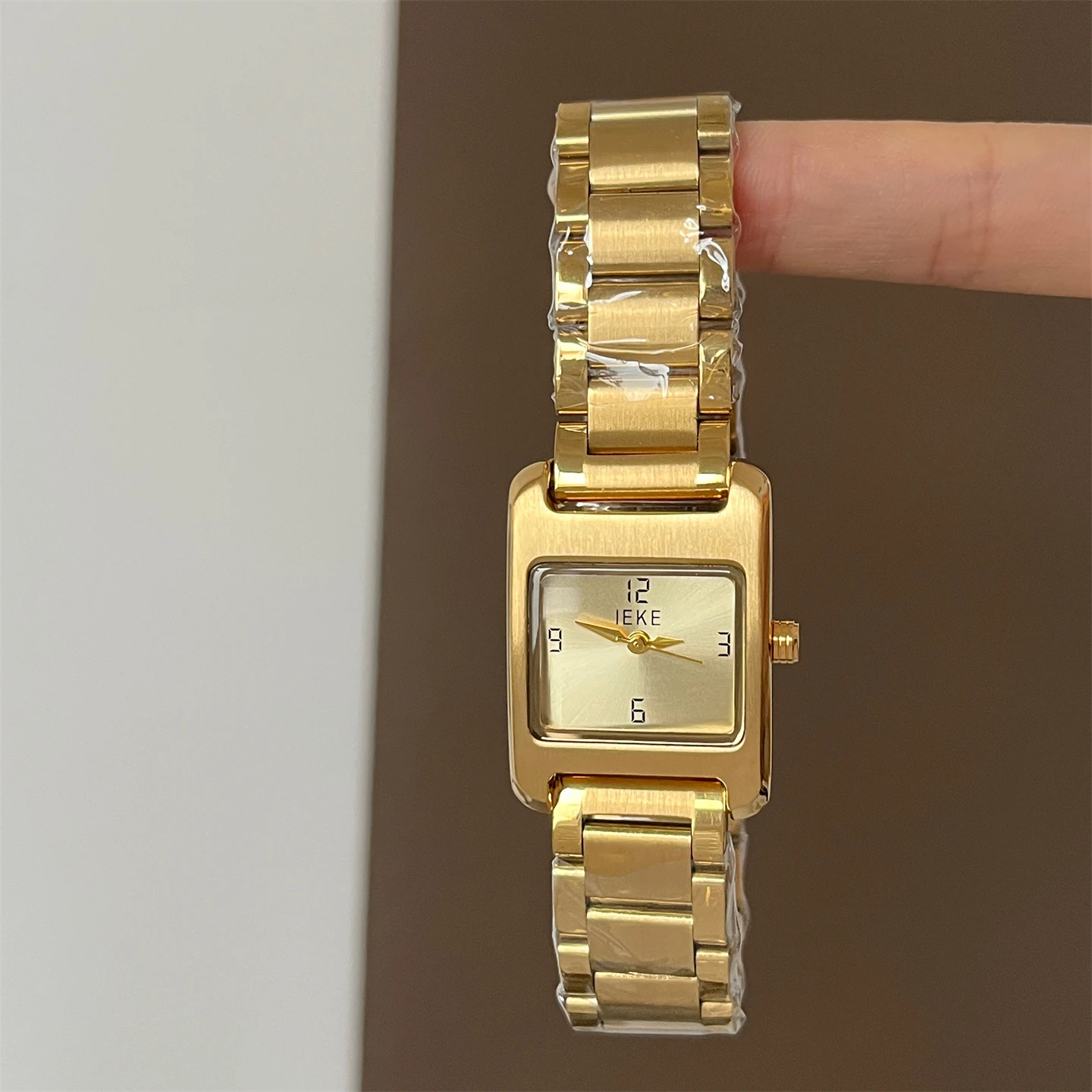 Square-Shaped Steel Band Women'S Watch, Exquisite And Stylish Quartz Wristwatch, Trendy Women'S Watch, Unique Wristwatch.