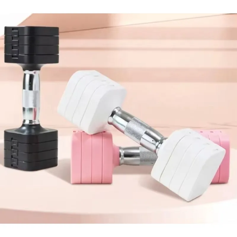 Adjustable Weight Home Fitness Dumbbell Sets for Women 5kgx2 Dumbbell Bracelet  Exercise Plastic Home Use