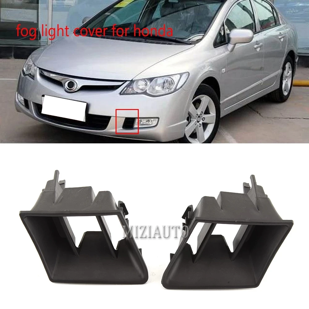 Front Bumper Fog Lights Cover For Honda Civic FD2 2006 2007 2008 2009 2010 2011 For CIIMO 2012 2013 Replacement cars accessories