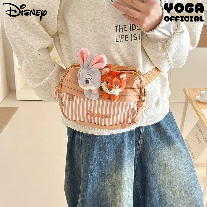 Disney Nieuwe Dames Handheld Crossbody Tas Mode Hoge Kwaliteit Student Boodschappentas Cartoon Veelzijdige Dames Mobiele Opbergtas