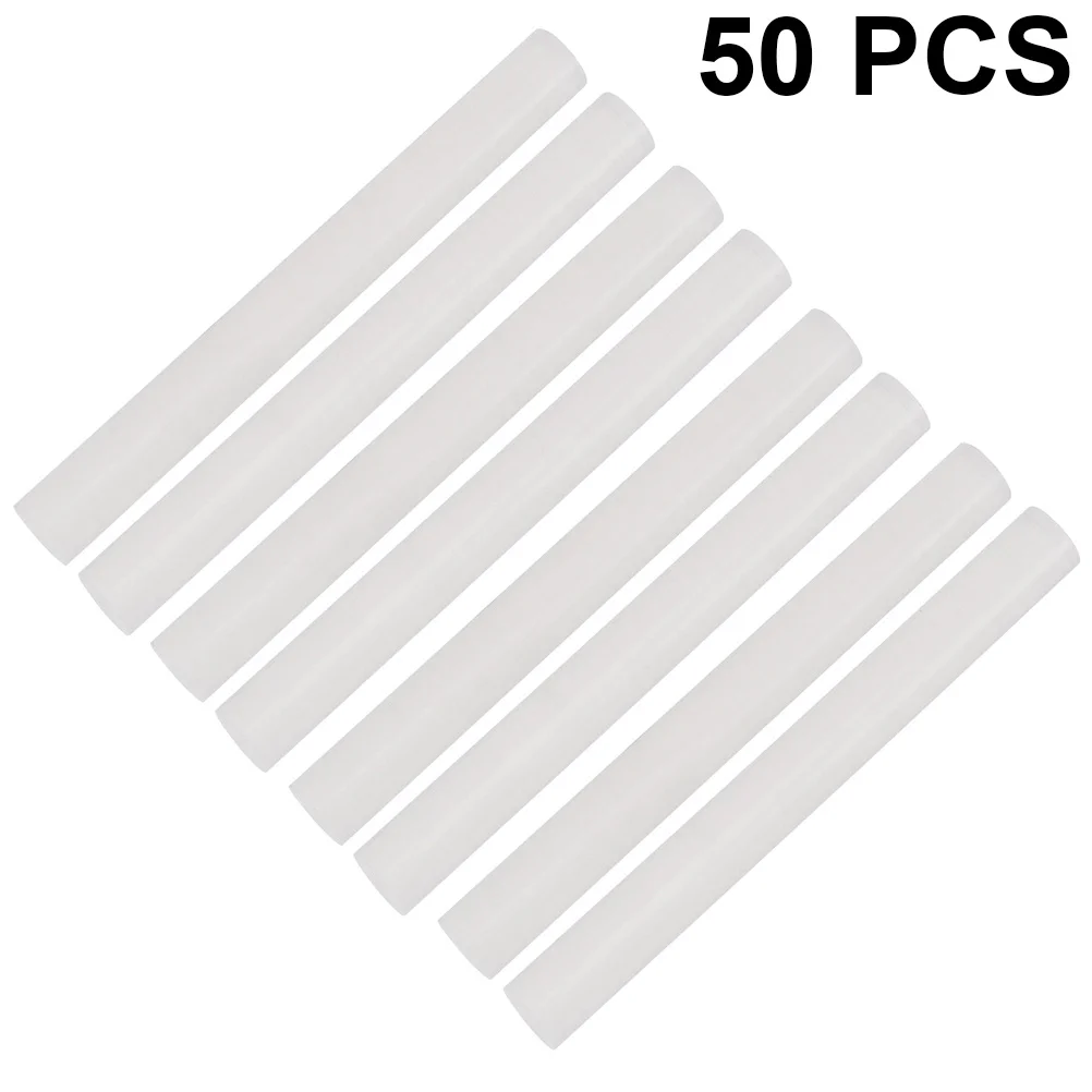 

50Pcs Hot Melt Glue Sticks Transparent for Mini Glue Gun High and Low Temperature All Purpose Adhesive Strong Flexibility Odor