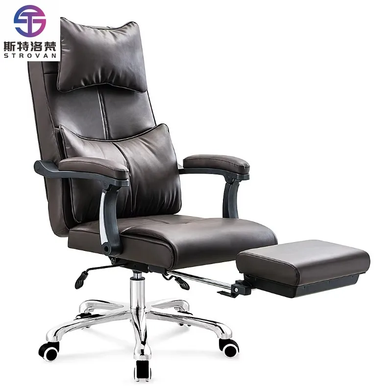 

Modern Electric Adjustable Height Executive Office Chair with Metal Frame for Home Office Furniture