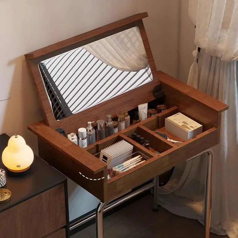 منظم الشمال الغرور الجدول ماكياج الغرور غطاء الوجه ماكياج مكتب الغرور خلع الملابس الجدول الشمال Penteadeira الأثاث العصري #6