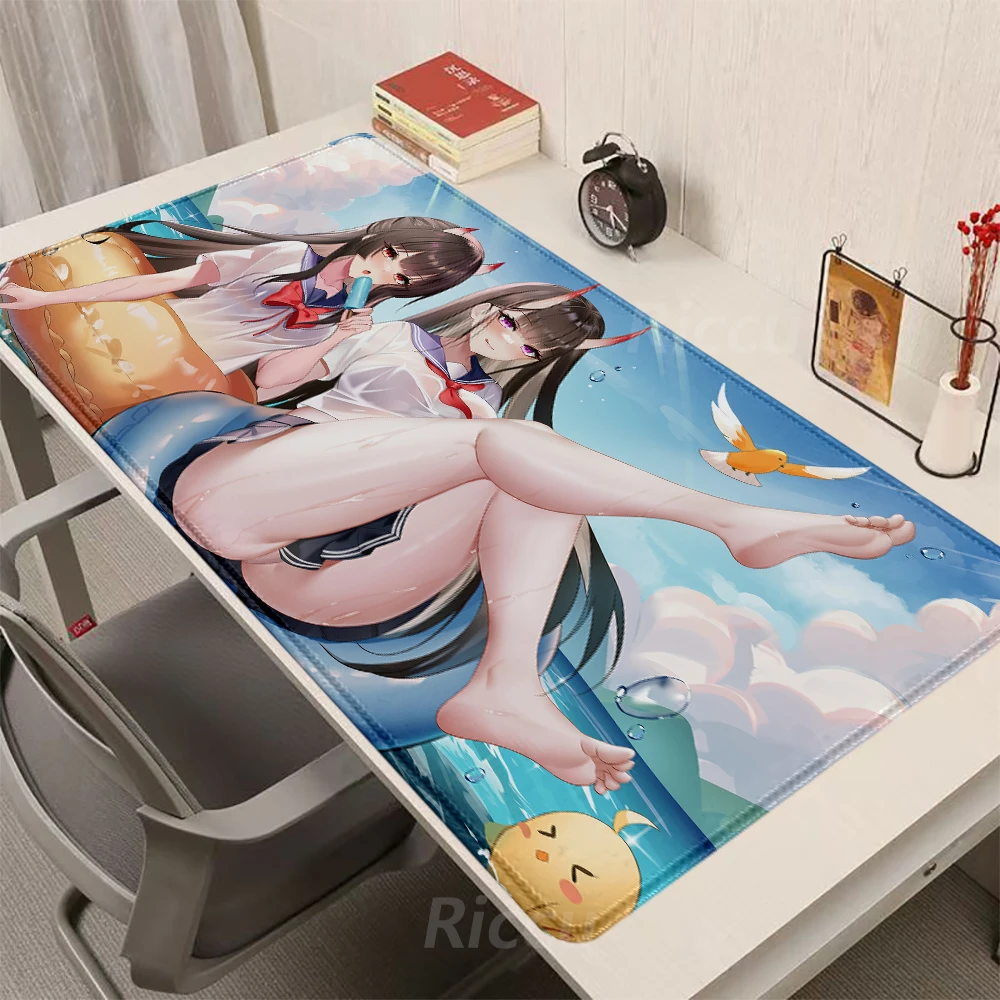 

Many people like it Azur Lane Desktop games sportse Large size game accessories HD Printing Computer Lock edges Rubber Mouse Pad