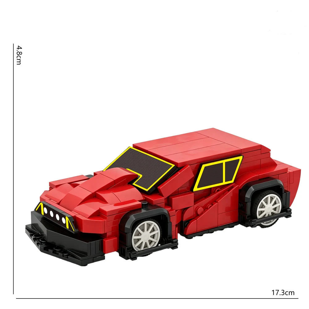MOC TIV‑2 Tornado Intercept Vehicle Storm Chasers Building Blocks Set, Red Storm Chase Car Model Bricks, DIY Collectible Gift,