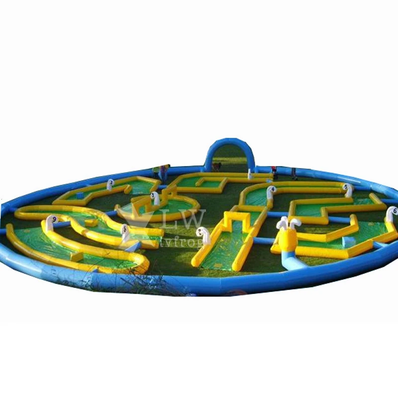 

Giant Inflatable Giant Golf Ball Darts Game Inflatable Mini Golf Course