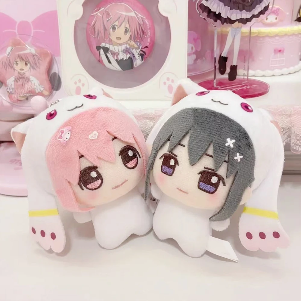 أنيمي لعبة قلادة كانام مادوكا أفخم Akemi Homura المفاتيح ميكي ساياكا لعبة من الكارتون تأثيري لينة محشوة دمية مامي بلوشي الهدايا