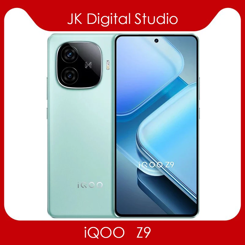 هاتف محمول أصلي IQOO Z9 5G مقاس 6.78 بوصة AMOLED Snapdragon7 Gen3 كاميرا 50 ميجابكسل 6000 مللي أمبير في الساعة 80 وات شحن فلاش NFC OTA أندرويد 14
