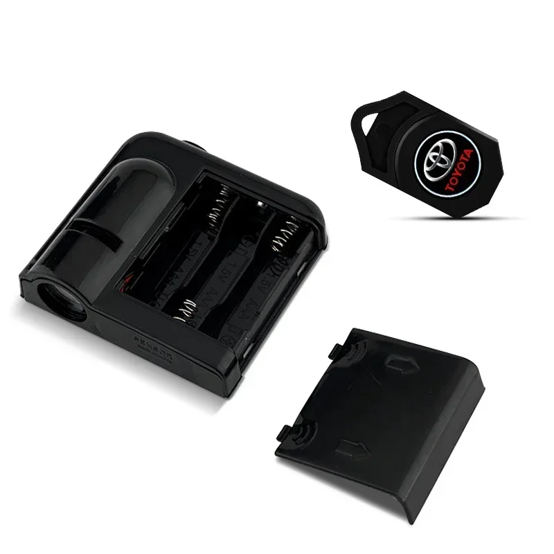 باب السيارة ترحيب مجاملة العارض مصباح LED HD شعار ضوء Accessoriest لتويوتا أفالون ميراي أفينسيس برادو هايلكس كورولا Sw4 #4