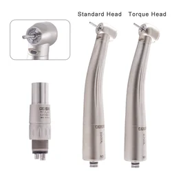 Dentist Tools X600L X700L High Speed Ceramic Bearing Handpiece Air Turbine Standard /Torquue Push Button Head With Optic Fiber