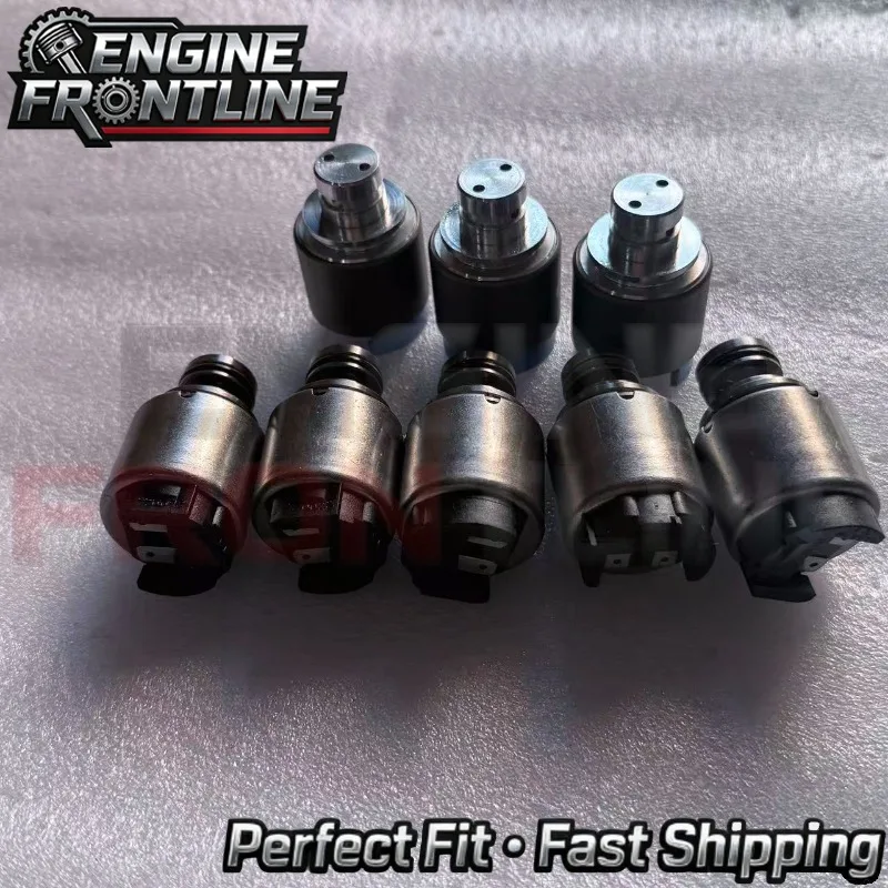 8PCS 5HP24 5HP24A Transmission Solenoids Kit Suit For BMW 740i 525i X5 4.4i Jaguar XJ8 XK8 4.0L