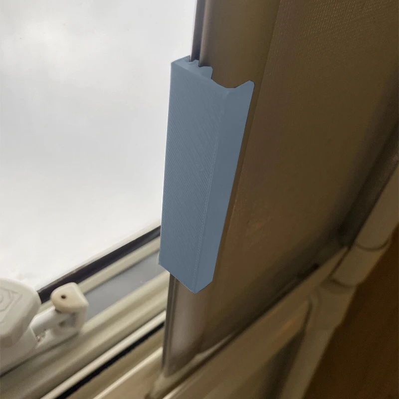 

Grey Plastic Caravan Blind Flyscreen Shutter Handle Replacement for Motorhome Camper Van RV - Caravan Shutter Handle Accessory