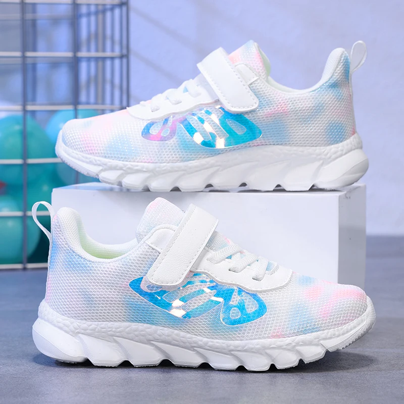 

2026 Children's durable sports shoes mesh breathable and lightweight sports shoes children's running shoes kids sneakers