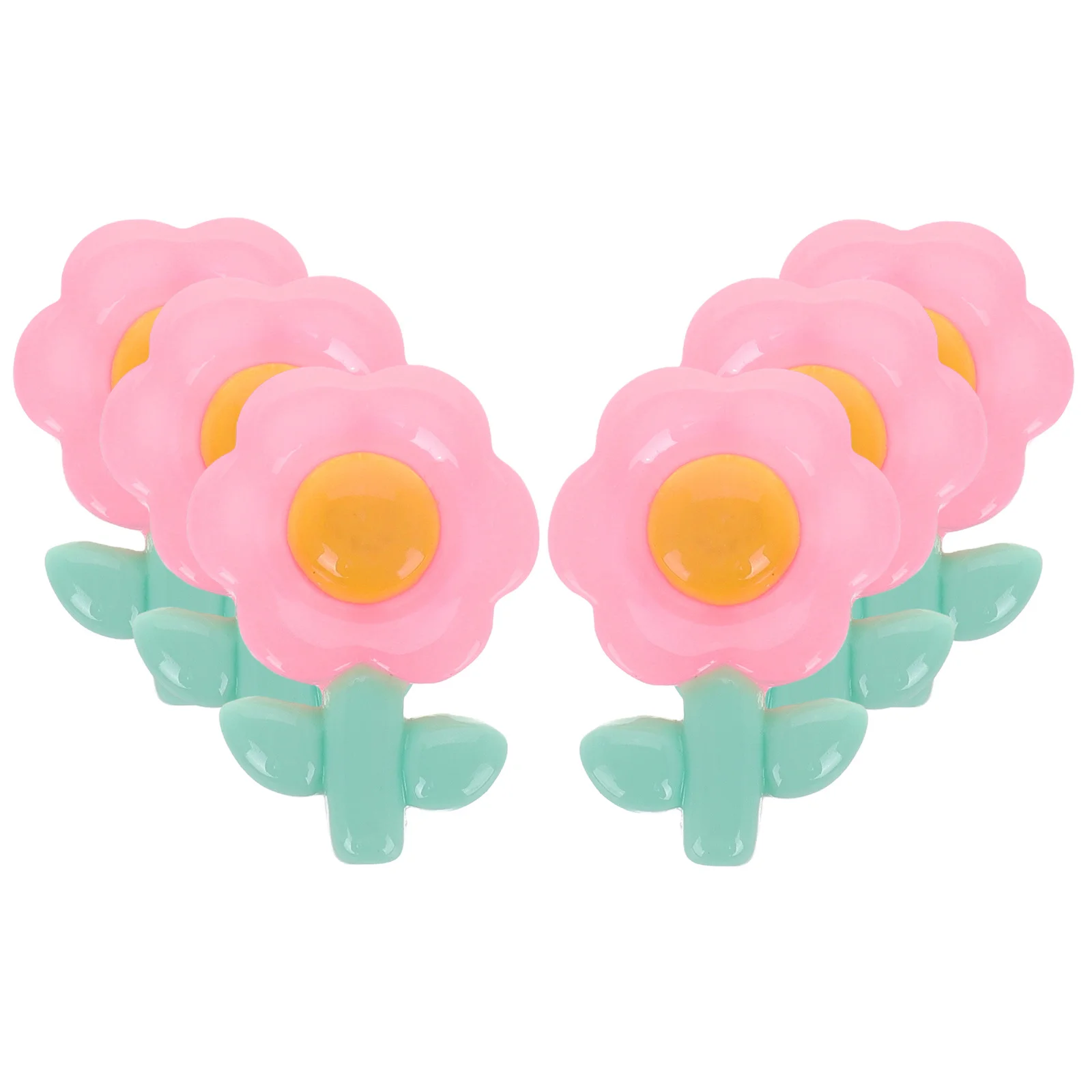 

6Pcs Electric Bike Flower Decor Tulip Branch Motorcycle Rearview Mirror Accessories Flexible Romantic Motorcycle Flower