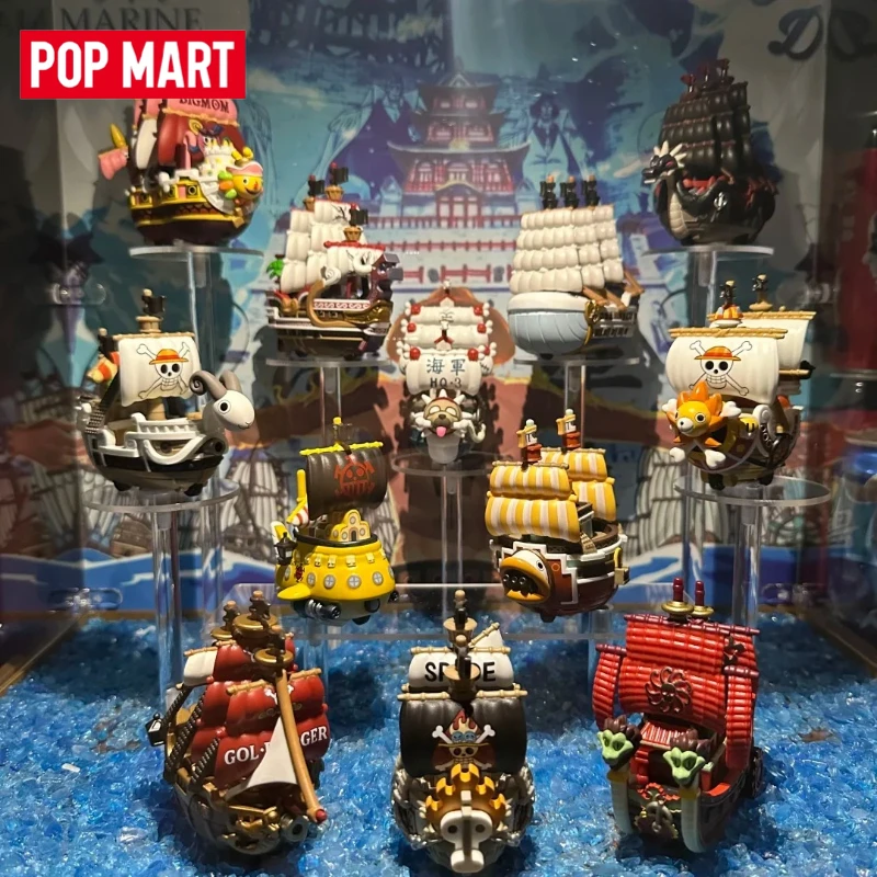 

Genuine POPMART ONE PIECE THE GRAND LINE Series Vehicles Blind Box Classic Collaboration Trendy Toy Surprise Gift