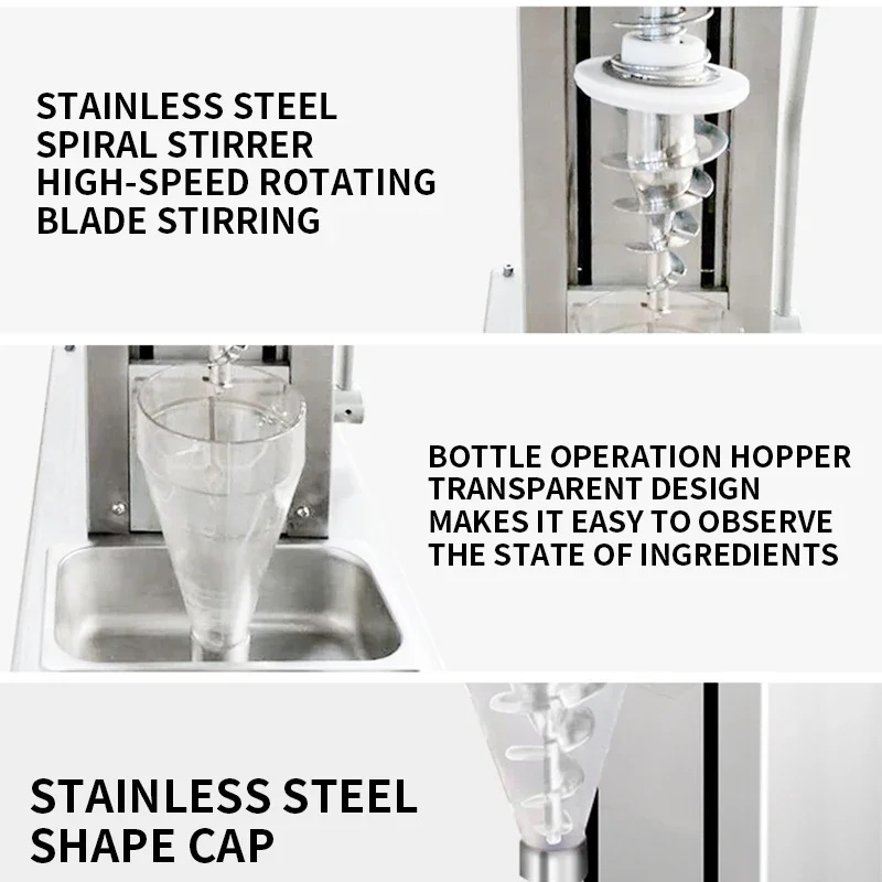 التجارية الفاكهة هلام الزبادي الصلب آلة تشكيل الزبادي 220 فولت التلقائي آلة صب الآيس كريم الفاكهة الطازجة BX7110T