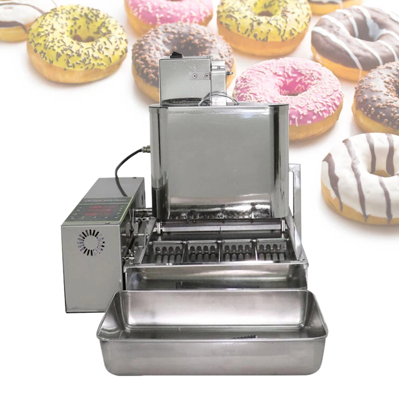 Four-Row Mini Doughnut Machine Commercial Stainless Steel Multi-function Automatic Doughnut Forming Machine