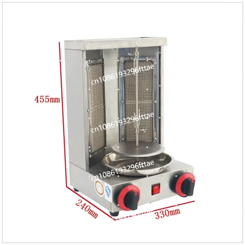 GB-25 Gas Grill 220V13000W Automatic Rotating Chicken Grill Automatic Constant Temperature Turkey Barbecue Machine