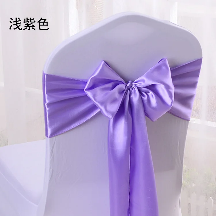 NONE 10 Stück Satin-Stuhlschärpen, elegant, hochwertige Stuhlbänder, Schleifen, Stühle, Raffhalter, Stühle, Dekoration für Hochzeit, Bankett, Party 4