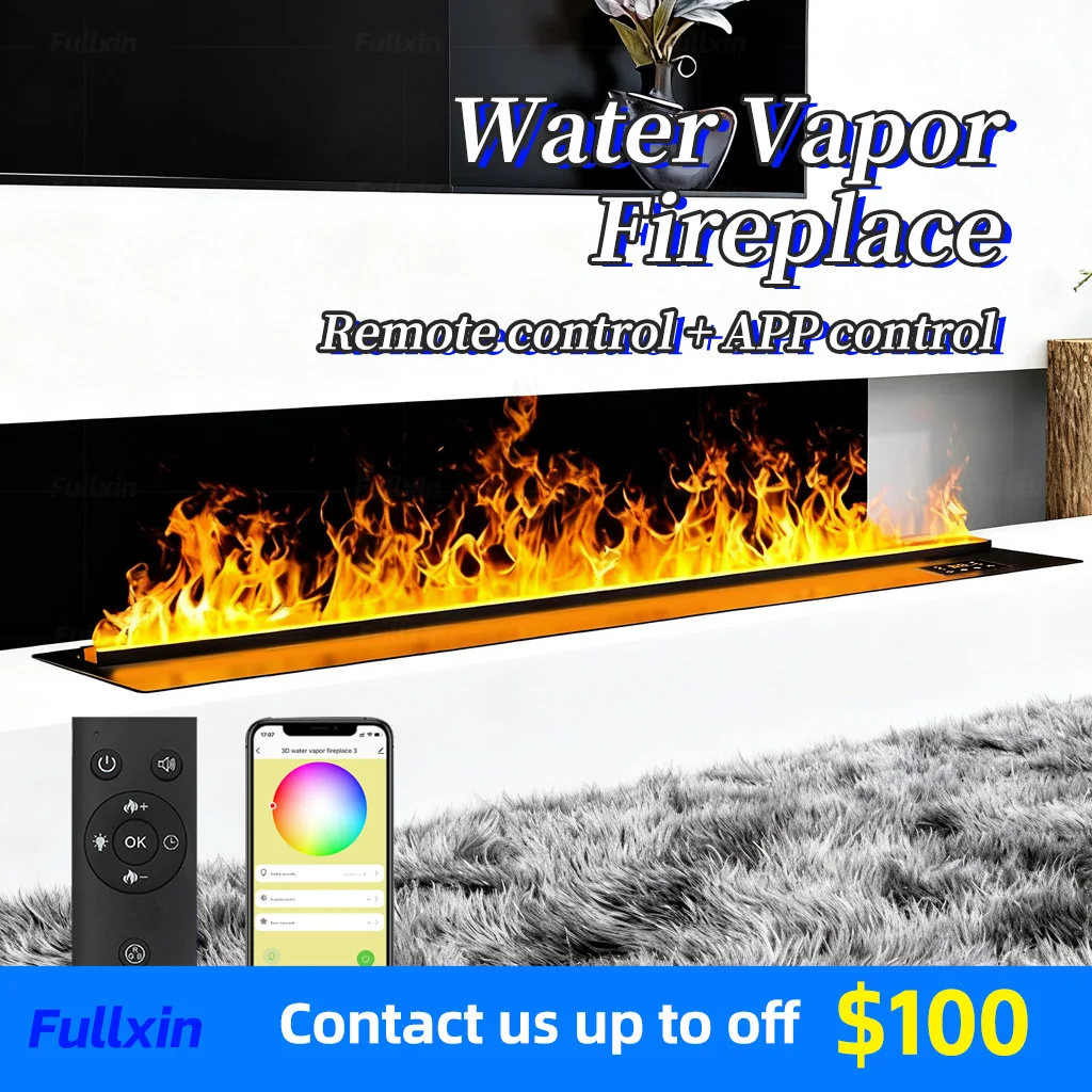 

Распыленный электрический камин, домашний декор, 3D камин на водяную пару с красочным паровым пламенем, ЭКО, индивидуальный туман, интеллектуальный