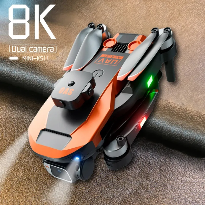 

New LS KS11 Mini Drone 4K Professional 8K Dual Camera Obstacle Avoidance Optical Flow Positioning Brushless RC Dron Quadcopter