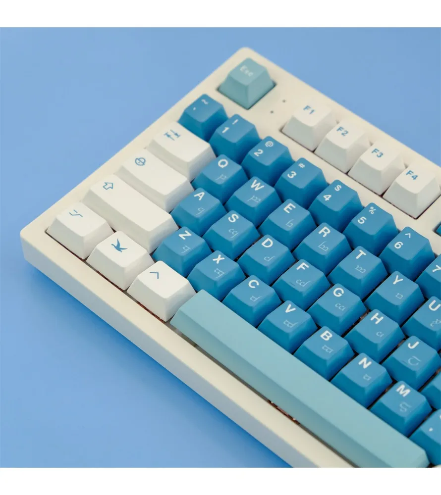 GMK Sea Mist Love Letter Keycap 129 Keys PBT Original Highly Sublimated Mechanical Keyboard Keycap