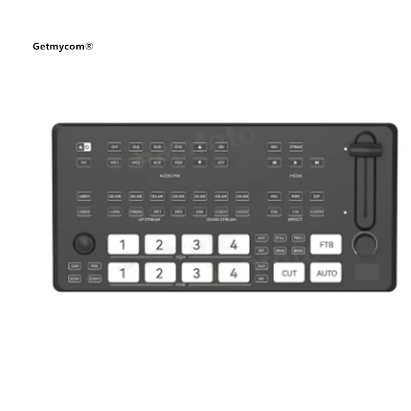 for Stream 1 SH 1S Video Switcher 5 Channel Muti Solution Video Deck Switch Controller Switchboard for Streaming Brodcast