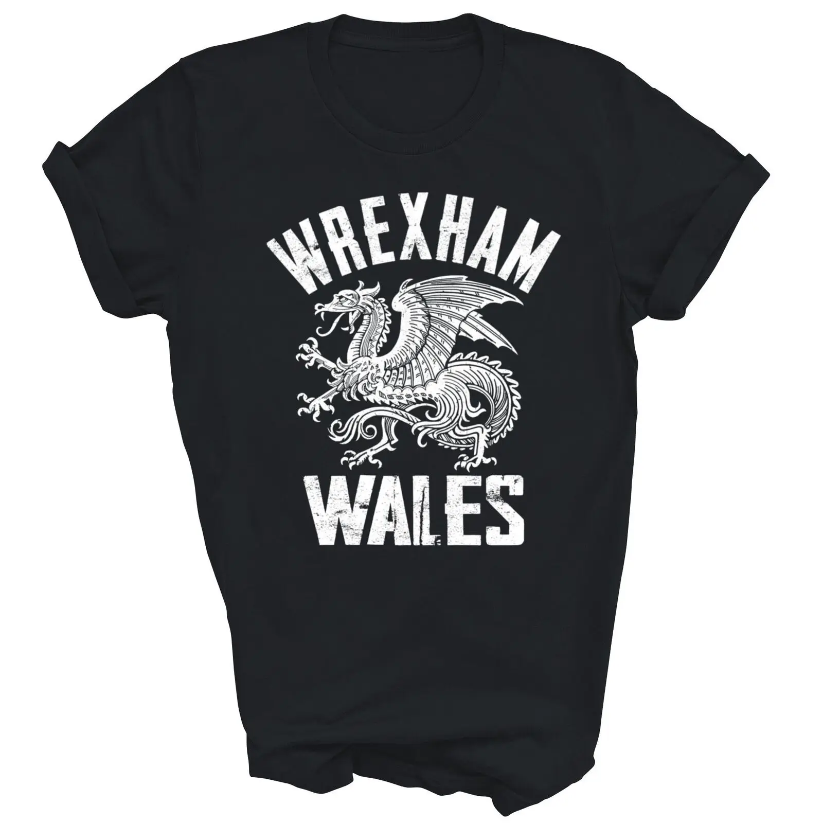 Wrexham Wales Vintage Love Dragon Welsh Unisex Shirt Gift