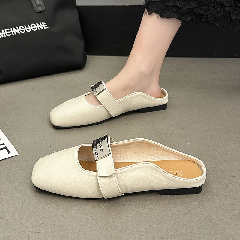 

Summer Women's High Heel Slide Sandals Fashion Chunky Heel Design Height Increasing Open Toe Slip On Slippers Soft Comfortable