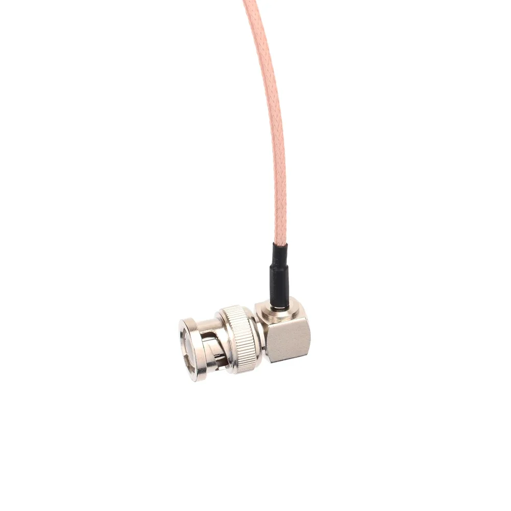 Kabel 6G 3G HD-SDI 4K HD SDI BNC męski do BNC męskiego do przesyłania obrazu z monitora lub kamery, kabel wideo koncentryczny 4K 30P z kątowym złączem 90 stopni. — zdjęcie produktu 3