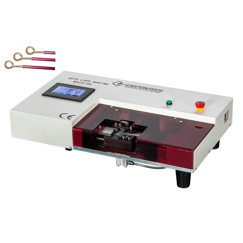 EW-1025 Semi-automatic Cooper Wire Bending And Looping Machine For 1-10mm2