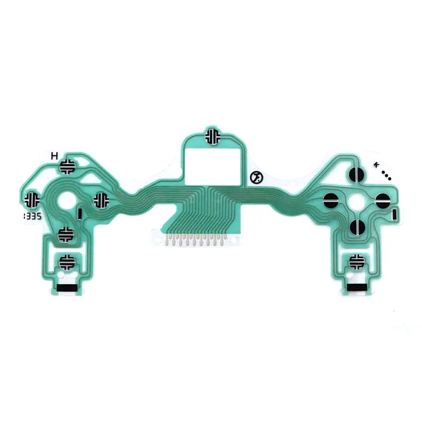 YuXi-teclado de película conductora para Sony DualShock 4, cinta de circuito PCB para controlador Delgado PS4 Pro, JDS 001, 010, 011, 030, 040, 055