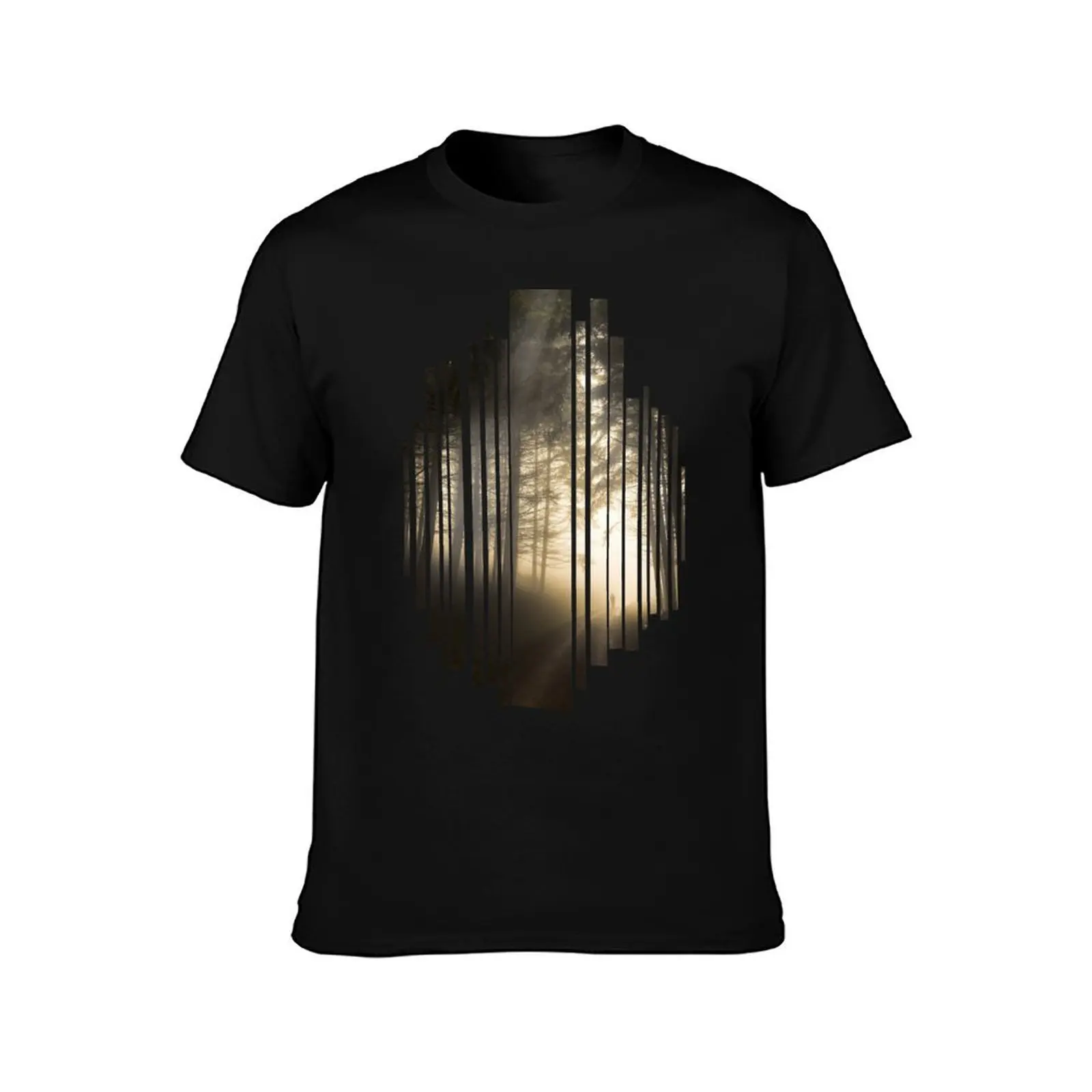 Lost in the Mist T-Shirt Retro Graphic Print T-Shirt