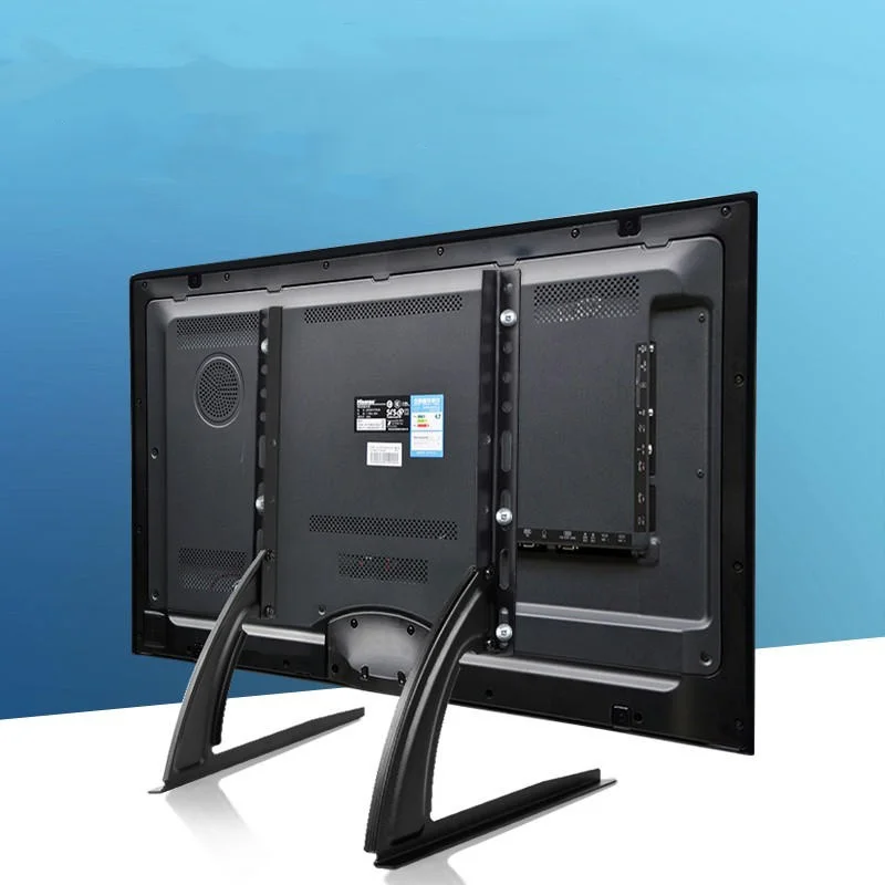 Universal Table Top TV Stand Base TV Legs with Height Adjustment Fits Most 32-75 Inch LCD LED Flat Screen TVs