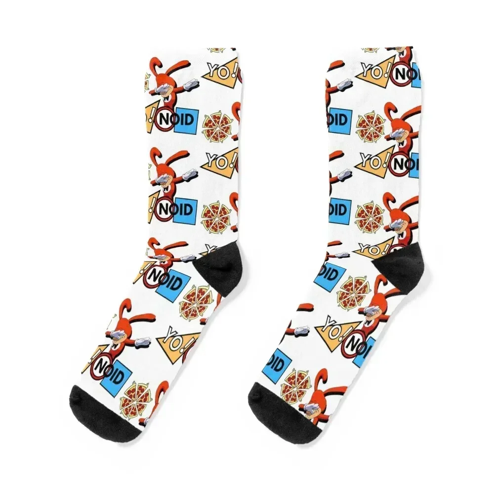 

Yo Noid, Avoid the Noid, Domino's Pizza, 1990s Noid Flight School Socks gift designer brand sheer Socks Men's Women's