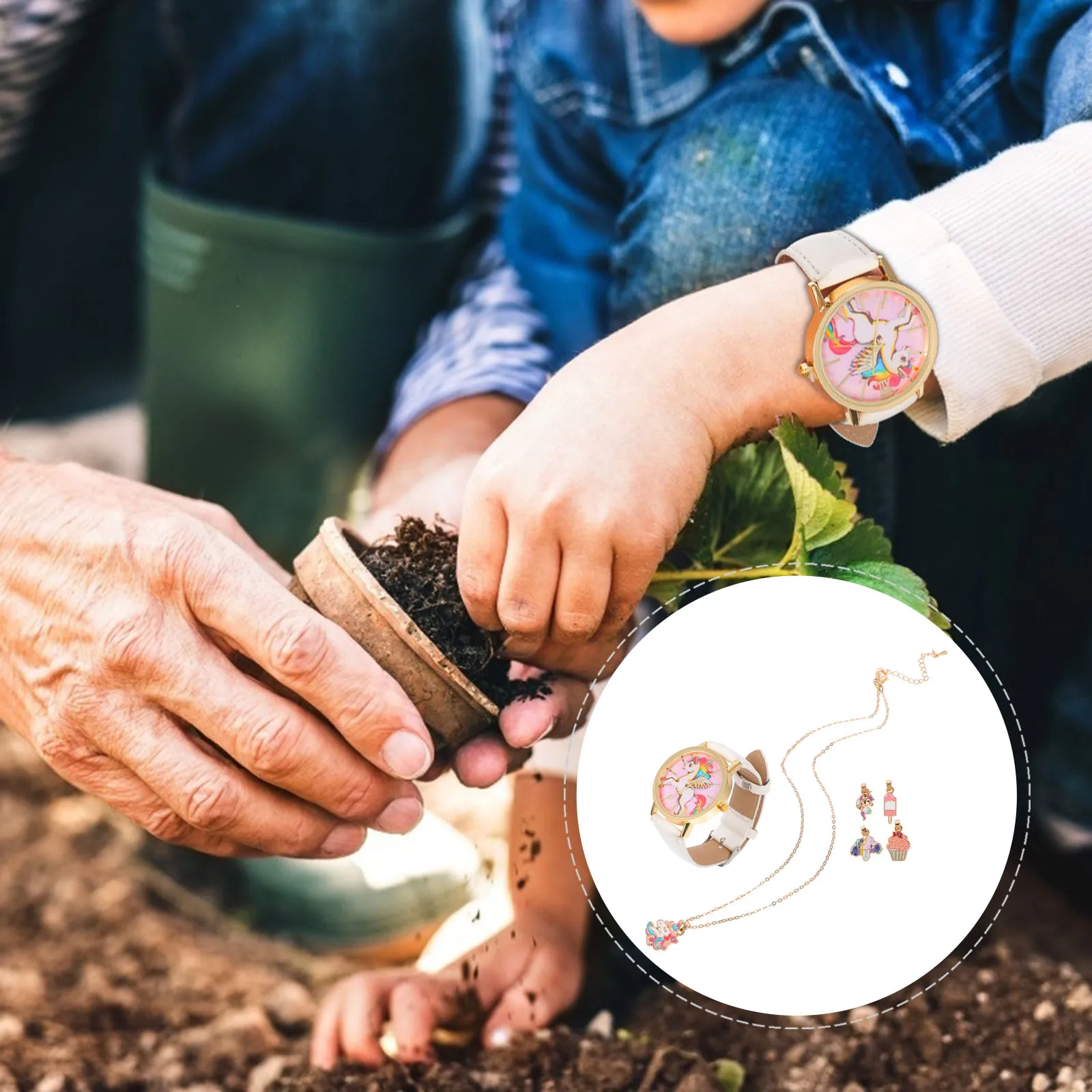 Рисунок 5 - 6-шт. часы с мультяшным единорогом