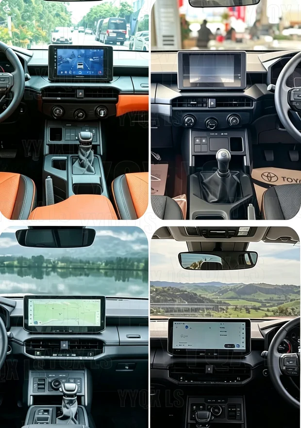 YES TOUCH SCREEN CAR RADIO For Toyota Hilux 2025 2026 Wireless Carplay Android Auto Android Car Stereo Radio GPS Naviga Wifi DSP