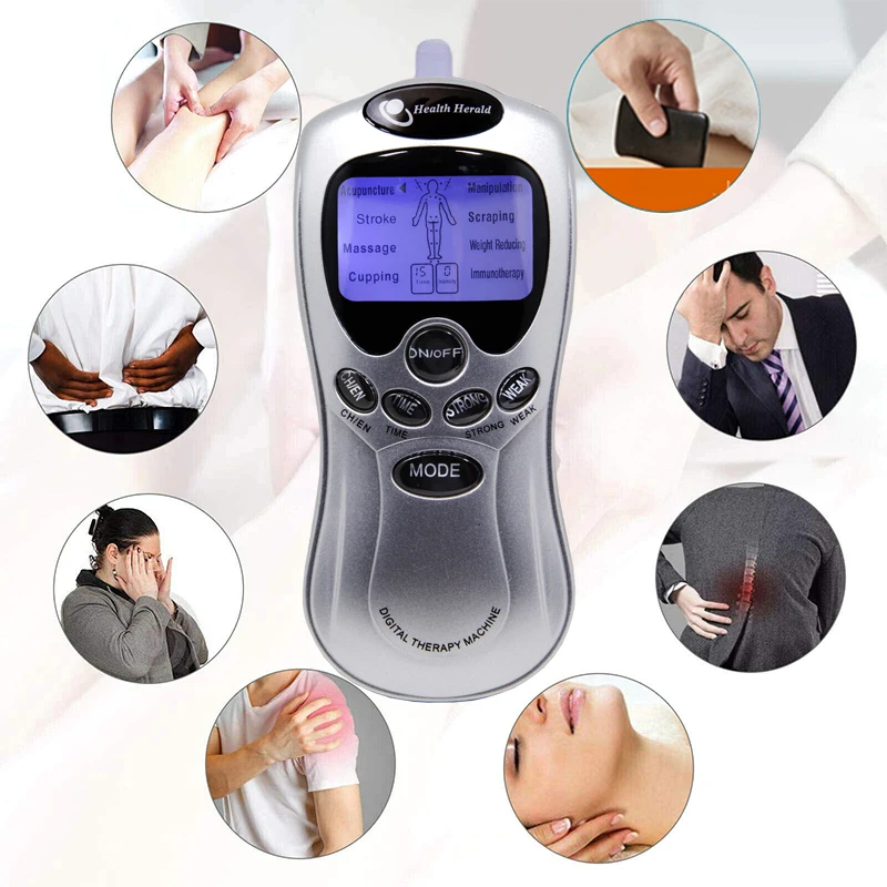 Electric Tens Unit Massager Muscle Digital Massage Electric Body LCD Display Machine