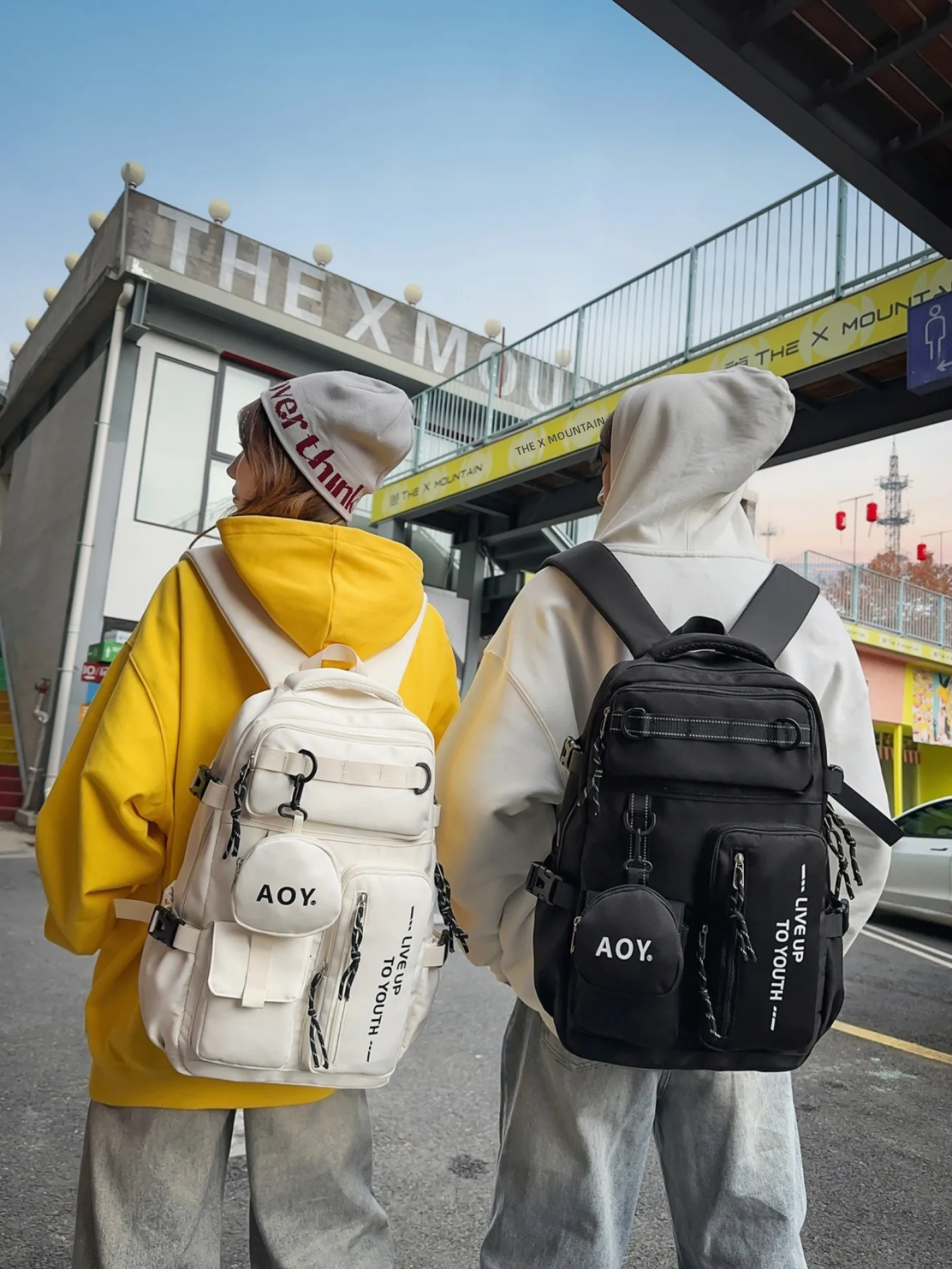 AOY 2026 Nueva Mochila de Viaje de Gran Capacidad para Exteriores, Bolsa de Hombro Doble para Hombres y Mujeres con Múltiples...