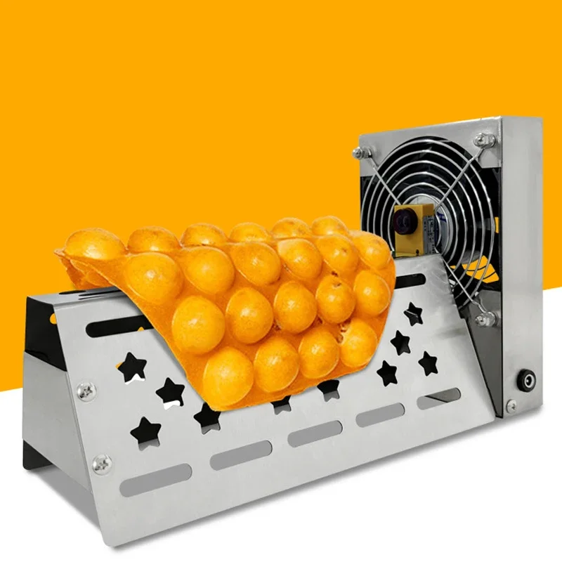 Compact Infrared‑Sensing Egg Waffle Cooling Blower Machine for Egg Waffle Fast Setting Heat Dissipation Snack Shop Kitchen Use