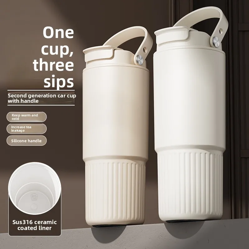 

Portable Large Capaci Stainl Steel 36 Insulated Mug Cerc Inner Tank for Men And Women Car Travel Outdoor Sports