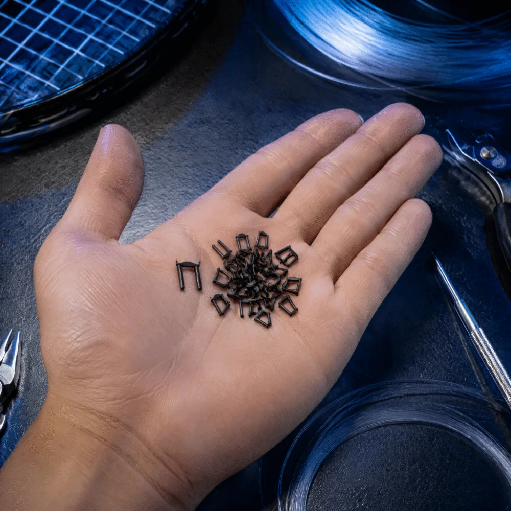 Nylon Material Badminton Racket String Guard 12 Double Hole Repair Accessory Racket String Tubing Protector Tube Shape Design