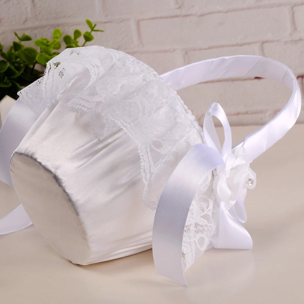 

Flower Baskets Wedding Baskets Wedding Bride Girl Basket Gifts Storage For Flowers Petals Candies Special Occasions