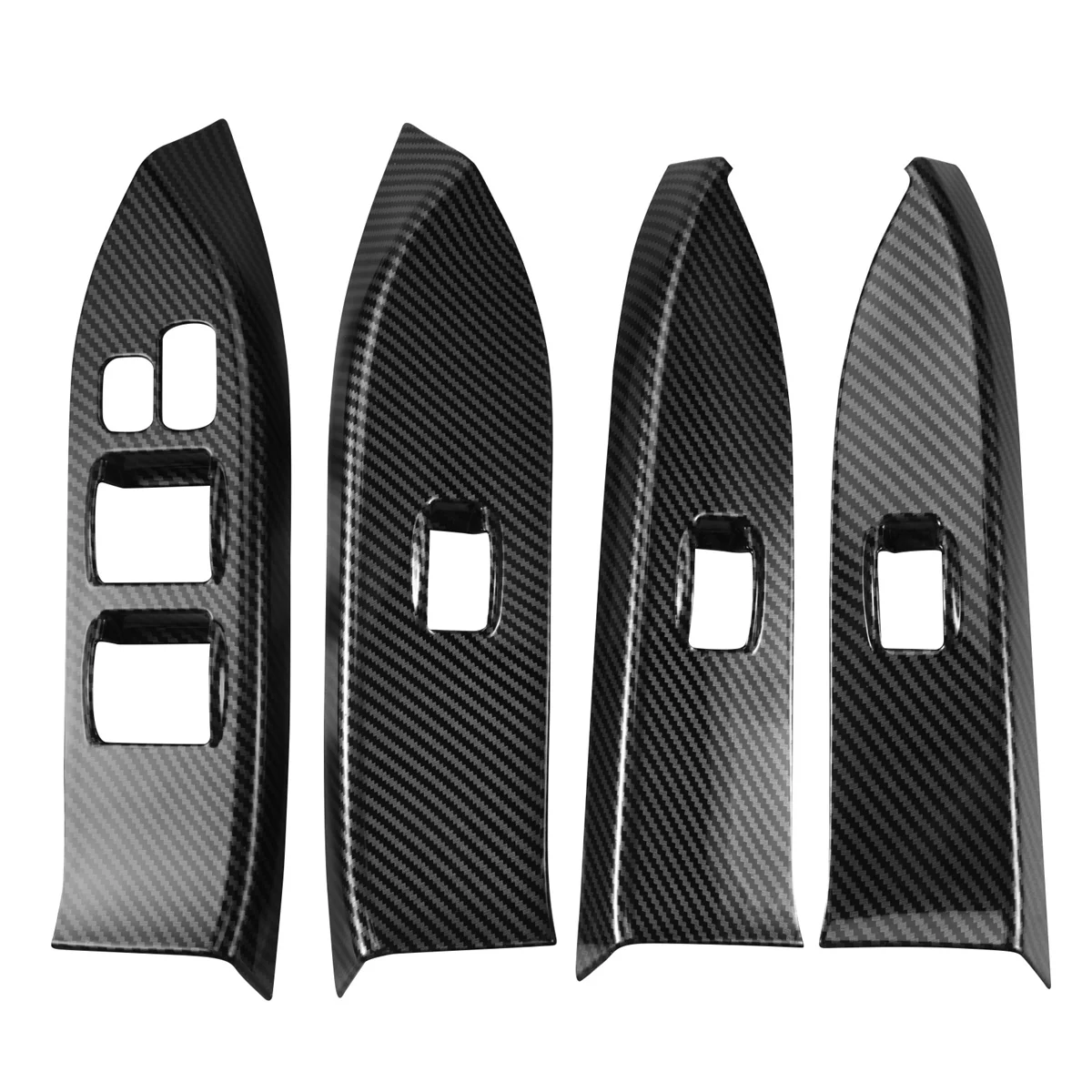 

for 2007-2019 Car Inner Window Lift Switch Button Panel Cover Trim Frame Decorative Accessories