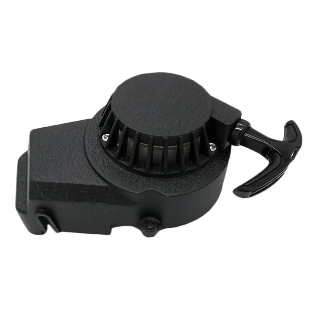 Alloy Pull Start Starter Black Aluminum Engine Part Long Lasting Replacement for 47cc 49cc Mini Dirt Bike